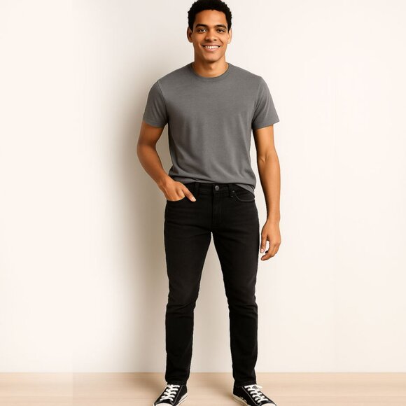 Aéropostale Men's Black Stretch Skinny Jeans – 34 x 30 - NWT - Picture 1 of 6